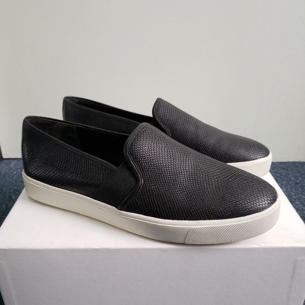 Vince Blair snake print Slip-On Sneaker